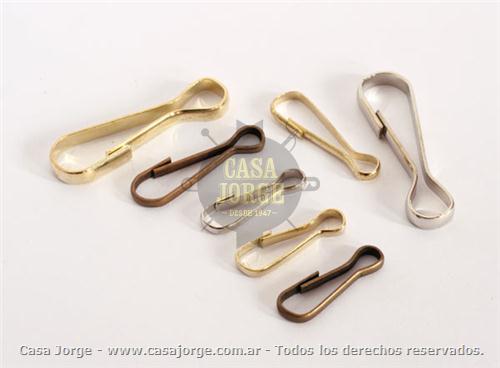 HEBILLAS METAL MOSQUETON ARTICULO B98 POR 100 UNIDADES